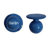 EXNER Kugel-Knöpfe, Kochjacken-Knöpfe, Motiv-Knöpfe, Text Berlin, in VE von 12 Stück (für 1 Kochjacke)