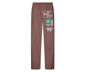 EXNER Medizinische OP-Schlupfhose, Pflege-Hose, Arbeitshose, Unisex für Herren und Damen in Medizin, Krankenpflege, Altenpflege, SPA, Wellnes, Kosmetik, Farbe Sand, Größe M