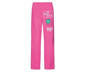 EXNER Medizinische OP-Schlupfhose, Pflege-Hose, Arbeitshose, Unisex für Herren und Damen in Medizin, Krankenpflege, Altenpflege, SPA, Wellnes, Kosmetik, Farbe hotpink, Größe XS