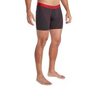 ExOfficio Give-n-Go Sport Mesh 2.0 Herren-Boxershorts, 15,2 cm, Schwarz/Scharlachrot, Größe S