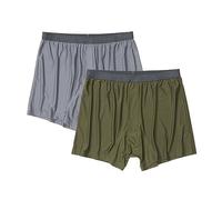 ExOfficio Herren Give-n-go 2.0, 2er-Pack Boxershorts, Stahl Onyx/Nori, X-Large