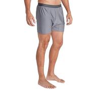 ExOfficio Herren Give-n-go 2.0 Boxer Boxershorts, Stahl-Onyx, Medium