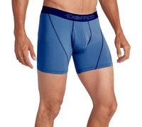 ExOfficio Herren Give-n-go Sport 2.0 Boxershorts - Coole und Atmungsaktive Unterwäsche für Aktive Männer Retroshorts, Lagoon/Stahlblau, Large