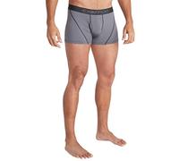 ExOfficio Herren Give-n-go Sport Mesh 2.0 Boxershorts, 7,6 cm, Herren, Give-n-go Sport Mesh 2.0 Boxer Brief 3", Stahl-Onyx/Schwarz, Small