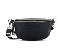 Expatrié Bauchtasche Damen Schwarz - Alice Medium - Gürteltasche für Festival, Reisen & Alltag aus Veganem Leder - Brusttasche Stylisch - Wasserabweisend