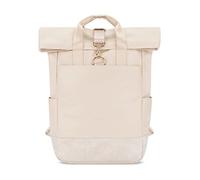 Expatrié Rucksack Damen Beige - Adele - Rolltop Tagesrucksack Elegant für Uni Fahrrad Arbeit - Eleganter Laptop Backpack Groß Frauen - Wasserabweisend