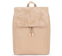 Expatrié Rucksack Damen Elegant Sand - Estelle - Moderner Kleiner Tagesrucksack für City, Business & Uni - Kunstleder Damenrucksack Klein - Wasserabweisend