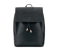 Expatrié Rucksack Damen Elegant Schwarz - Estelle - Moderner Kleiner Tagesrucksack für City, Business & Uni - Kunstleder Damenrucksack Klein - Wasserabweisend