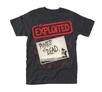 The Exploited T-Shirt Punks Not Dead Schwarz XL