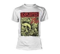 Exploited, The Punks NOT Dead (White) T-Shirt XXL