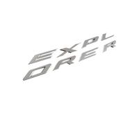 Explorer-Auto-Emblem für die Fronthaube, 3D-Buchstaben, Aufkleber, passend für 2011-2019 (glänzendes Silber)