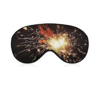 Explosion Feuerwerk Augenmaske, Seite Schlafmaske Licht Augenbinde Schlafmaske Nasenpolster und Gummiband für Kinder Frauen Männer