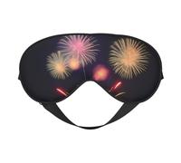 Explosion Fireworks 3D Augenmaske, Schlafmaske für Männer und Frauen, 100% Verdunkelung, kein Druck auf die Augen, weich & atmungsaktiv