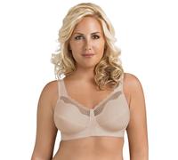 EXQUISITE FORM Fully Damen BH - Soft Cup Baumwoll-BH mit Spitze BH ohne Bügel Bügelloser BH Große Größen BH Haut Größe 95C