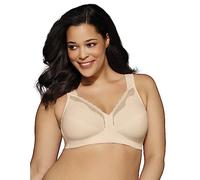EXQUISITE FORM Fully Damen BH - Vorderverschluss BH ohne Bügel Frontverschluss BH Bügelloser BH Große Größen BH Haut Größe 95D