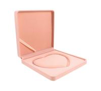 Exquisite Necklace Storage Box Novel Heart Shape Tray Storage Container Lint Square Jewelry Case