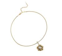 Exquisite Rosen-Blumen-Ring-Ohrringe, stilvoller Blumenring, Ohr-Hals-Charme für Frauen, die Eleganz und Persönlichkeit suchen