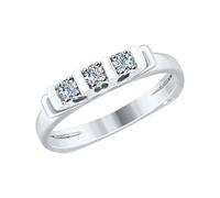 Exquisiter Damenring, Weißgold 585, mit Brillanten 4 Stück 0,164 ct.FVS1 19 mm (60) SOKOLOV Jewelry