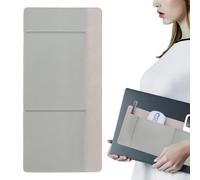 External Hard Drive Holder, 3 Pocket PC Storage Bag, 10,63 x 5,12 Zoll Self Adhesive Hub Organizer, Convenient Tech Accessory for Pen Phone Cable Card Home Work Travel Workplace Use