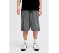 Extra Baggy Fit Jeans-shorts Boys 128 Schwarz