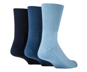 Extra breite Bambus-Socken für Diabetiker von IOMI | 3er-Pack | 4 Farben 12-15