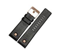 Extra breites Uhrenarmband aus Leder - 22-32 mm großes Ersatzband mit Werkzeug,26mm