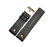 Extra breites Uhrenarmband aus Leder - 22-32 mm großes Ersatzband mit Werkzeug,27mm