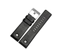 Extra breites Uhrenarmband aus Leder - 22-32 mm großes Ersatzband mit Werkzeug,28mm