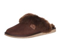 Extra dicke Lammfell Pantoffeln für Damen in 5 Farben dunkelbraun, 40