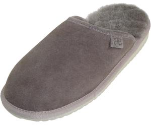 Extra dicke Lammfell Pantoffeln für Herren Flache Form sand, 45