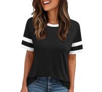 Extra Lange Damen Blusen Spitzentop Baseball In Coole Frauen Graues Schmetterling Streifen Unten Asiatische Rose Gerippt Showbluse Volantärmeln Jahre Festliches Gym Geschnitten Smaragdgrün