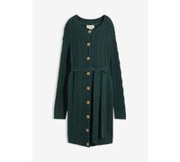 Extra lange Umstands-Strickjacke und Strickkleid aus Baumwoll-Mix 52/54 (XXL)