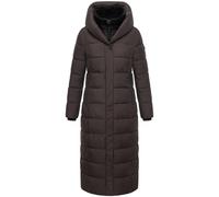 Extra-langer Steppmantel "Pakoraa 16" Choco XXXL