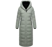 Winterjacke MARIKOO "Pakoraa", Damen, Gr. L, smokeymint, Obermaterial: 100% Polyester; Futter: 100% Polyester; Wattierung: 100% Polyester; Ärmelfutter: 100% Polyester, Jacken, extra langer Winter Mant