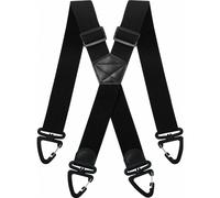 Extra starke Hosenträger mit X-förmigem Rücken für Damen und Herren, 3,8 cm breite, verstellbare Hosenträger mit 360-Grad-Antirutschclips