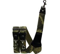 Extra starker Hosenträger mit Karabinerhaken 120 cm, Camouflage grün