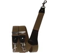 Extra starker Hosenträger mit Karabinerhaken camel, 120 cm