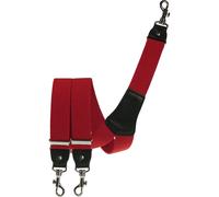 Extra starker Hosenträger mit Karabinerhaken rot, 120 cm