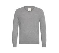 GANT Herren Extrafine Lambswool V-Neck Pullover, Grey Melange, XL