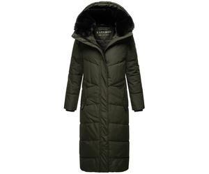 Extralanger Steppmantel "Hingucker XIV" Dark Olive S