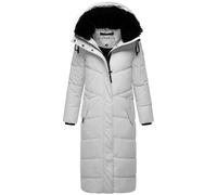 Extralanger Steppmantel "Hingucker XIV" Light Grey XXL