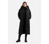 Extralanger Steppmantel mit abnehmbarer Kapuze "Dote2" Black XXL