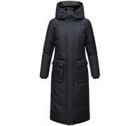 Extralanger Wintermantel mit Kapuze "Wolkenfrost XIV" Navy L