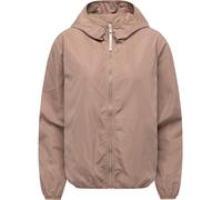 Outdoorjacke RAGWEAR "Vinzie C", Damen, Gr. S (36), lila (mauve), 100% Polyester, casual, lässig geschnitten hüftlang, hoch geschlossener Ausschnitt, Langarm Ärmel ohne Ärmelschlitz elastischer Bund m
