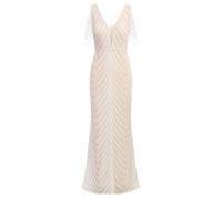 Extravagantes langes Paillettenkleid von APART, creme-nude, 44