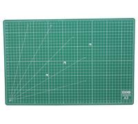 Schneidematte / Schneideunterlage / Bastelunterlage, A3, selbstheilend, aus 5 Schichten, mit Raster auf Vorder- und Rückseite, beidseitig benutzbar, Farbe: grün, 1 Stück