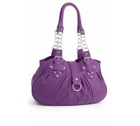 Eye Catch Damen Schultertasche aus Kunstleder, Mittelgroße Tote mit Reißverschluss und Magnetklappe, Tasche mit Doppelhenkeln für den Alltag