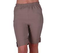Eye Catch - ETA Frauen Elastische Flexi Stretch Damen Shorts Mokka Gr. 52