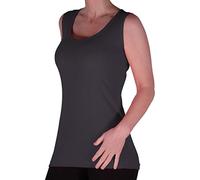 Eye Catch TM - Uma Frauen Ribbed Cami Top Damen Plus Größe Lange Camisole Vest Größen Schwarz Gr. 50/52