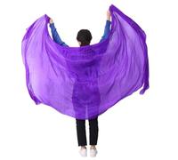 EYRMQWJPC Bauchtanz Accessoire Seidenschal Bauchtanz Seidenschal Bauchtanz Seidenschleier Farbverlaufsschal(Purple,250x114cm)